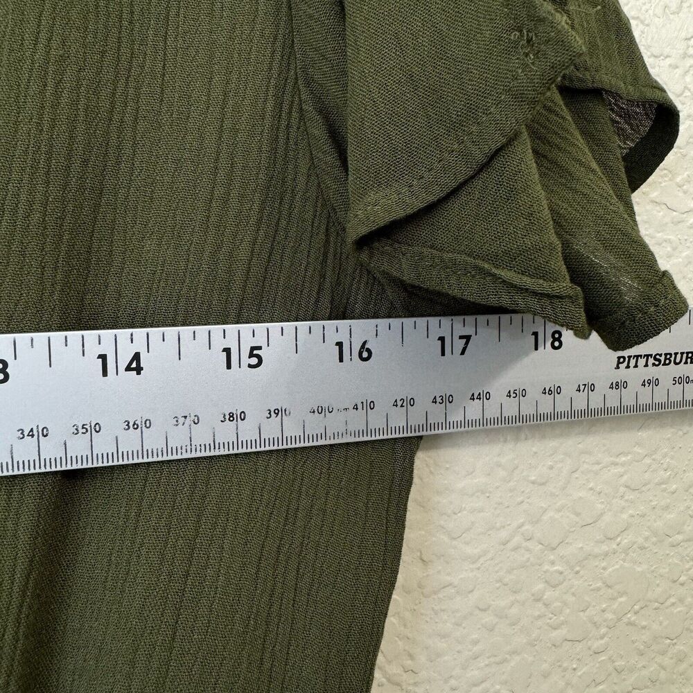 Lulus Dress Womens Size Small Green Wrap Harbor Point New - Picture 6 of 10